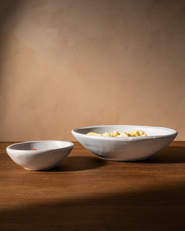Cloud Glaze Oval Ceramic Bowl Set – bowls (view 3) | Roost & Roam