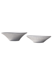 Carved Ceramic Coupelle Bowl Set – bowls (view 2) | Roost & Roam