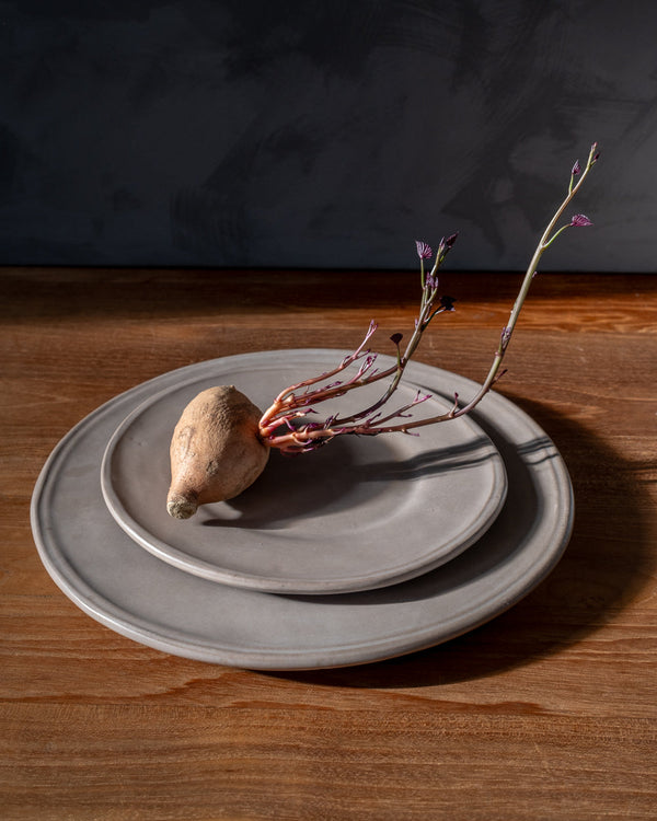 Earth-Glaze Oval Ceramic Dinner Plate Set – plates (view 3) | Roost & Roam