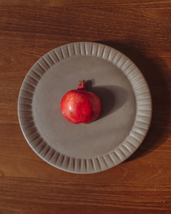 Hand-Carved Stoneware Salad Plate Set – plates (view 3) | Roost & Roam