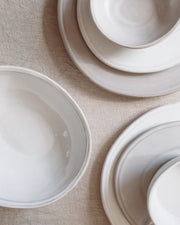 Matte Clay Oval Dinner Plate Set – plates (view 6) | Roost & Roam