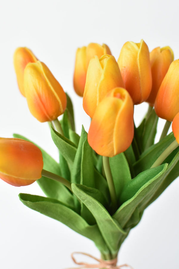 Real-Touch Tulip Bundle Stems — scale reference and proportion detail