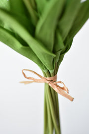 Real-Touch Tulip Bundle Stems — back and side profile detail