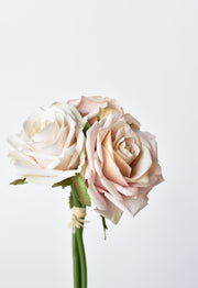 Silk-Touch Blush Rose Stem Bundle — alternate view or variant option