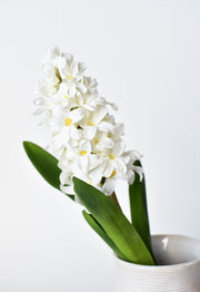 Soft White Faux Hyacinth Stem — alternate view or variant option
