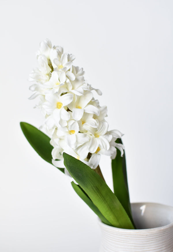 Soft White Faux Hyacinth Stem — alternate view or variant option