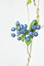 Dusty Blue Faux Berry Stem — alternate view or variant option