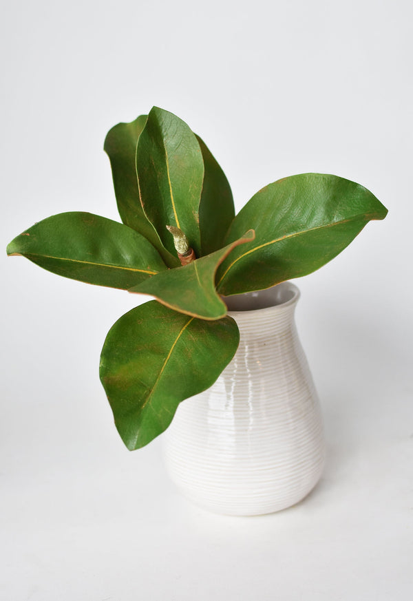Faux Magnolia Leaf Stem — alternate view or variant option