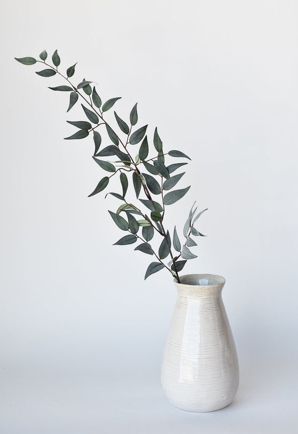 Faux Ruscus Leaf Stem