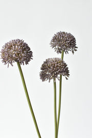 Dusty Violet Faux Allium Stem — scale reference and proportion detail