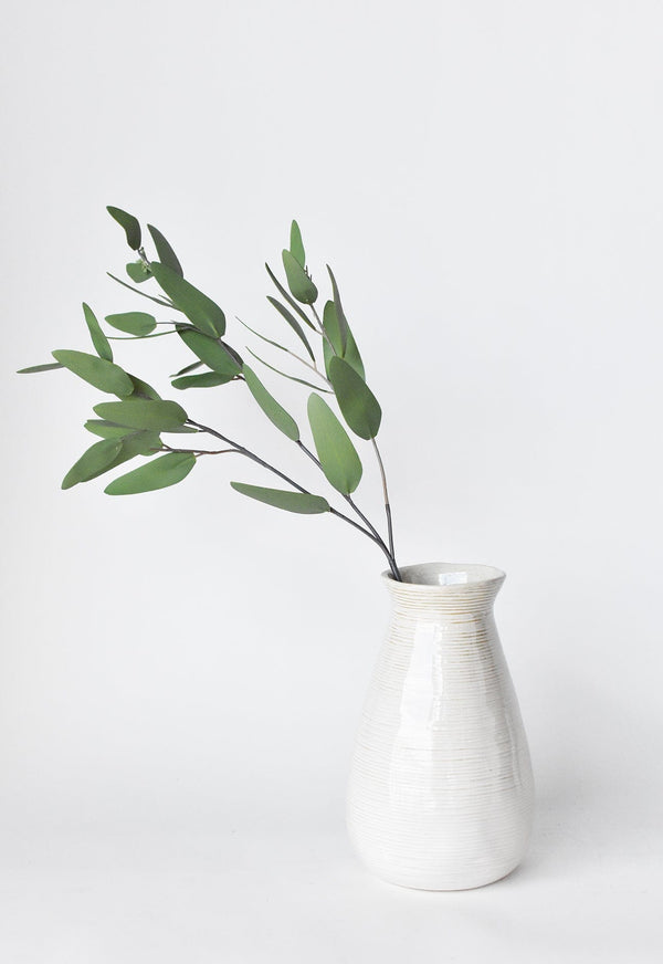 Sage Faux Eucalyptus Leaf Stem