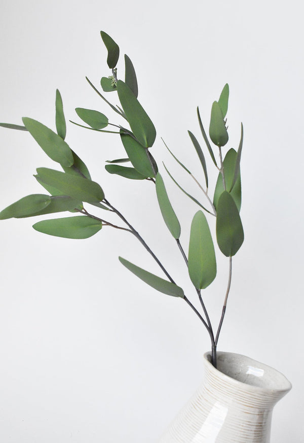 Sage Faux Eucalyptus Leaf Stem