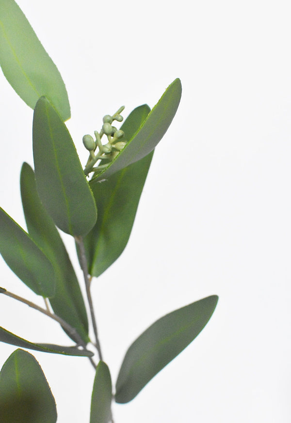 Sage Faux Eucalyptus Leaf Stem
