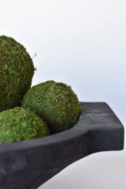 Close-up of material and construction detail — Preserved Moss Decorative Ball Set