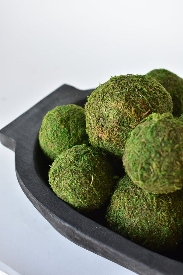 Preserved Moss Decorative Ball Set — alternate view or variant option