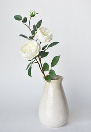 Ivory Faux Cabbage Rose Stem — alternate view or variant option