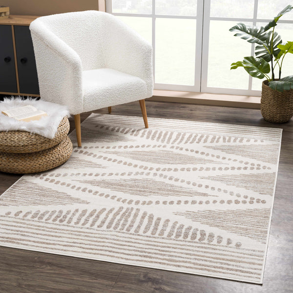 Geometric Diamond Polypropylene Area Rug