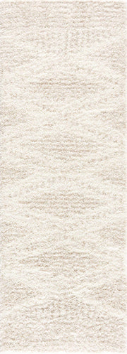 Cream Shag Plush Area Rug