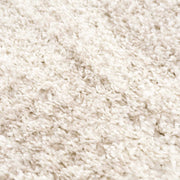Cream Shag Plush Area Rug