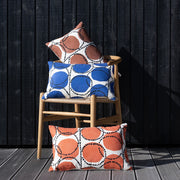 Printed Cotton Slub Lumbar Pillow