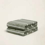 Striped Cotton Bath Towel Set