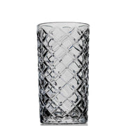 Diamond-Cut Weighted Rocks Glass