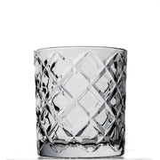Diamond-Cut Weighted Rocks Glass