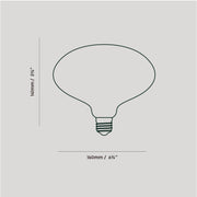 Walnut Oval LED Pendant Light