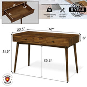Mid-Century Wood Writing Desk — additional product view 12