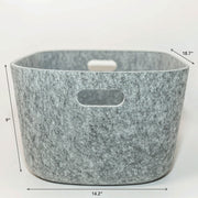 Heathered Eco-Felt Storage Bin