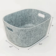 Heathered Eco-Felt Storage Bin