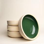 Glazed Ceramic Dinner Bowl