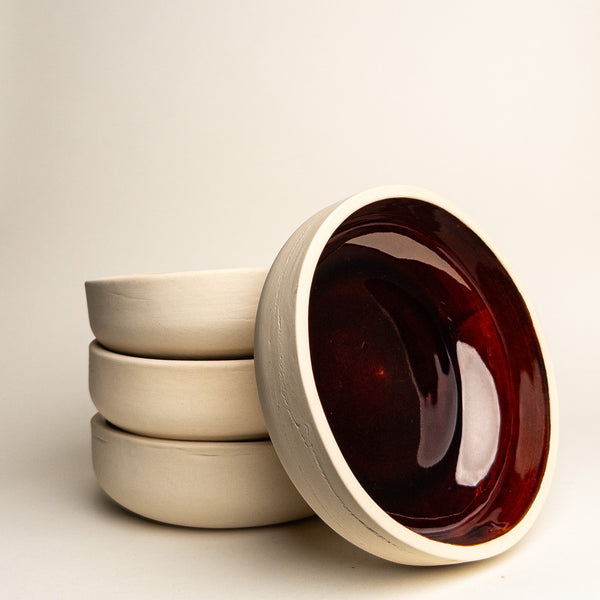 Glazed Ceramic Dinner Bowl