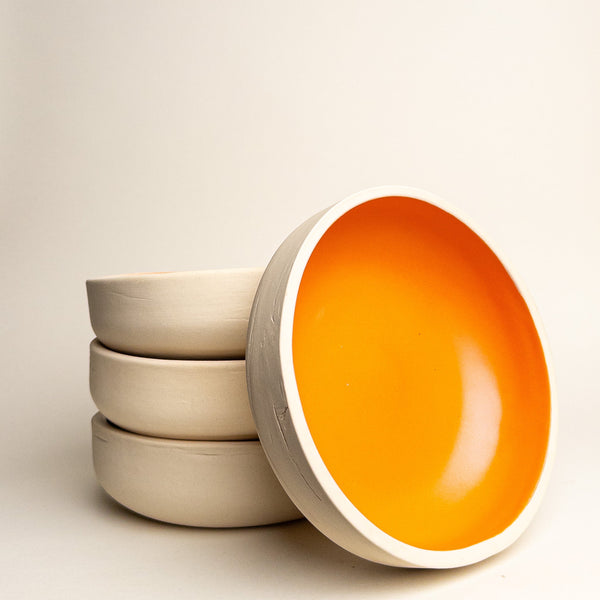 Glazed Ceramic Dinner Bowl