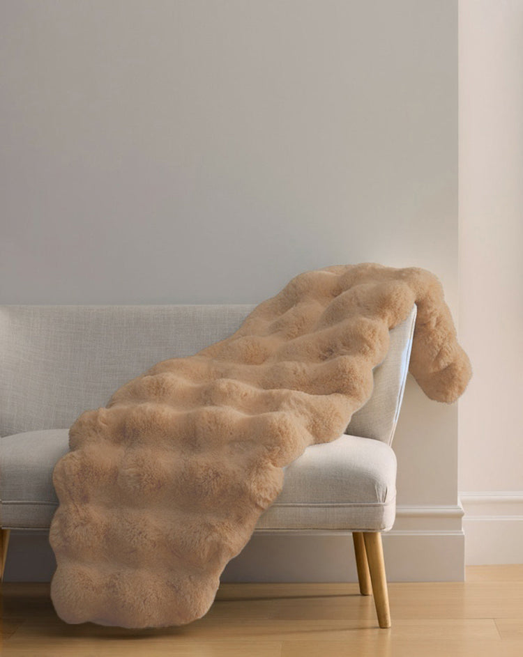 Double Bubble Textured Cuddle Blanket