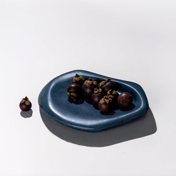 Micro Terrazzo Sculpted Serving Platter — scale reference and proportion detail