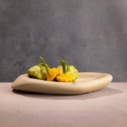 Micro Terrazzo Sculpted Serving Platter — detail of finish and surface variation