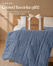 Weighted Cotton Throw Blanket