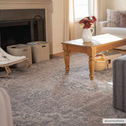 Sage Medallion Washable Area Rug