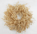 Gold Berry Artificial Wreath, 24 in