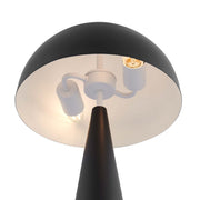 Metal Dome Table Lamp, Two-Light