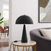 Metal Dome Table Lamp, Two-Light