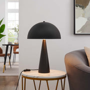Metal Dome Table Lamp, Two-Light