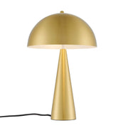 Metal Dome Table Lamp, Two-Light
