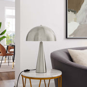 Metal Dome Table Lamp, Two-Light