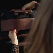 Vegan Leather-Trim Nylon Weekender Duffel