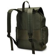 Nylon Foldover Drawstring Backpack