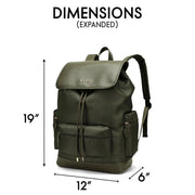 Twill Weekender Backpack Duffel Set