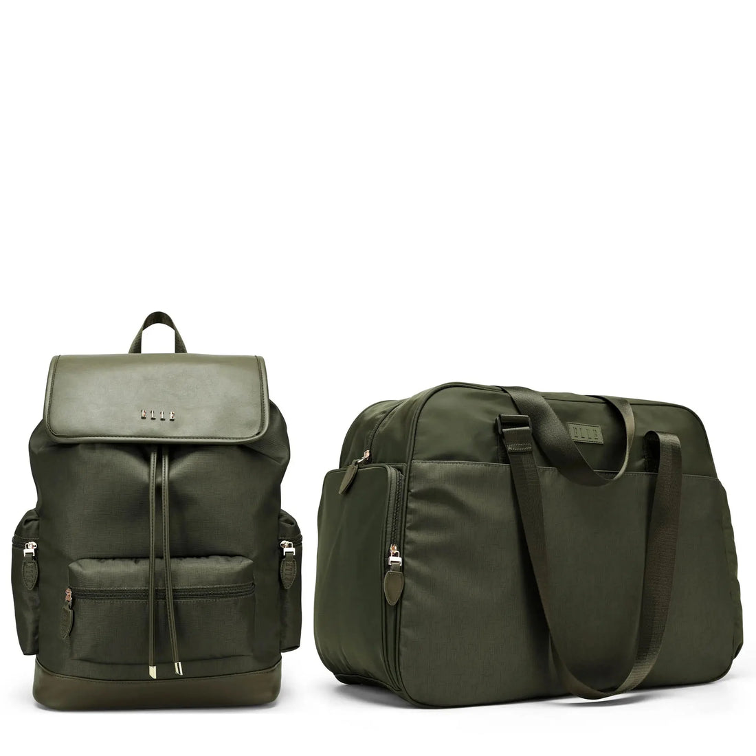 Twill Weekender Backpack Duffel Set