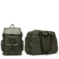 Twill Weekender Backpack Duffel Set